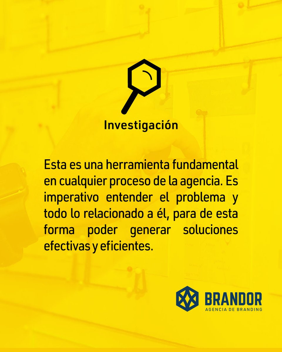 Brandor_ec's tweet photo. Esta es una herramienta fundamental en cualquier proceso de la agencia. Es imperativo entender el problema y todo lo relacionado a él, para de esta forma poder generar soluciones efectivas y eficientes..#branding #pymes #emprendimiento #branding #marketingtips #marketingstrategy https://t.co/xy6UpQX7yW