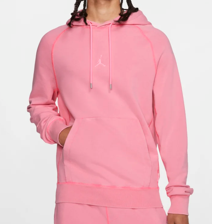 jordan wings washed fleece pullover