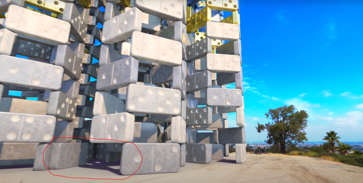 billycroke's tweet photo. @CorridorDigital @CrewCorridor Anyone notice this one domino out of place and just floating there for a bit? :P https://t.co/kag5mNIa6t