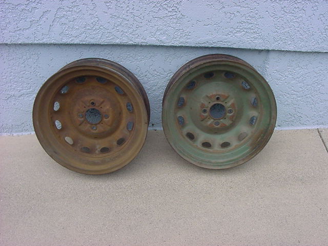 SoCalHudson's tweet photo. #Terraplane_Wheel_Rims - These are the #wheels. 1935 #Terraplane maybe other years also? 16" x 4"  4 lug. Hole to hole on diagonal is 4".  I would like $40 for the pair.

Marvin Morton  phone 310 540 4621 Thank you https://t.co/RIZCnpB3nA
