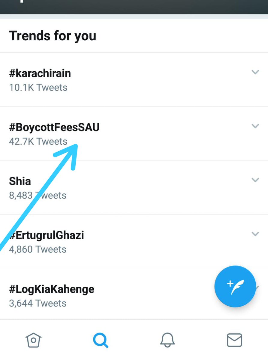 wafawaseem's tweet photo. Congratulations to all of you guys for making the trend #BoycottFeesSAU highly successful. It all became possible because of your continuous, sincere and faithful contribution to it. (1/3)

#BoycottFeesSAU 
#BoycotyFeesSAU https://t.co/QsvpQtOvos