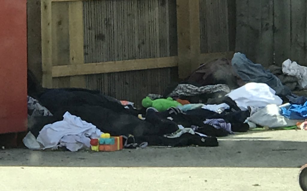 AdeleMBPsS's tweet photo. FYI went to @asda Wakefield to drop off donations and found the bins had been broken into 🤯, in case you’re not aware.  Went elsewhere @AsdaServiceTeam @salvationarmyuk @TheBHF https://t.co/IHLGD4nOgo