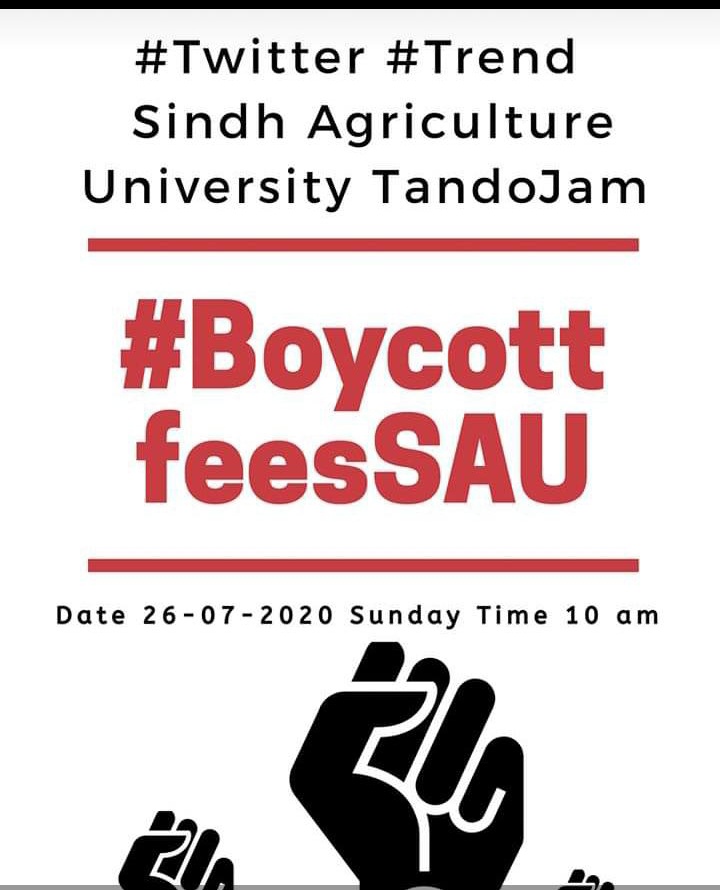 wafawaseem's tweet photo. Congratulations to all of you guys for making the trend #BoycottFeesSAU highly successful. It all became possible because of your continuous, sincere and faithful contribution to it. (1/3)

#BoycottFeesSAU 
#BoycotyFeesSAU https://t.co/QsvpQtOvos