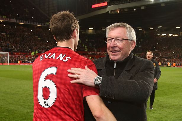 Penalty given away, red card.

Jonny Evans, Man United legend!