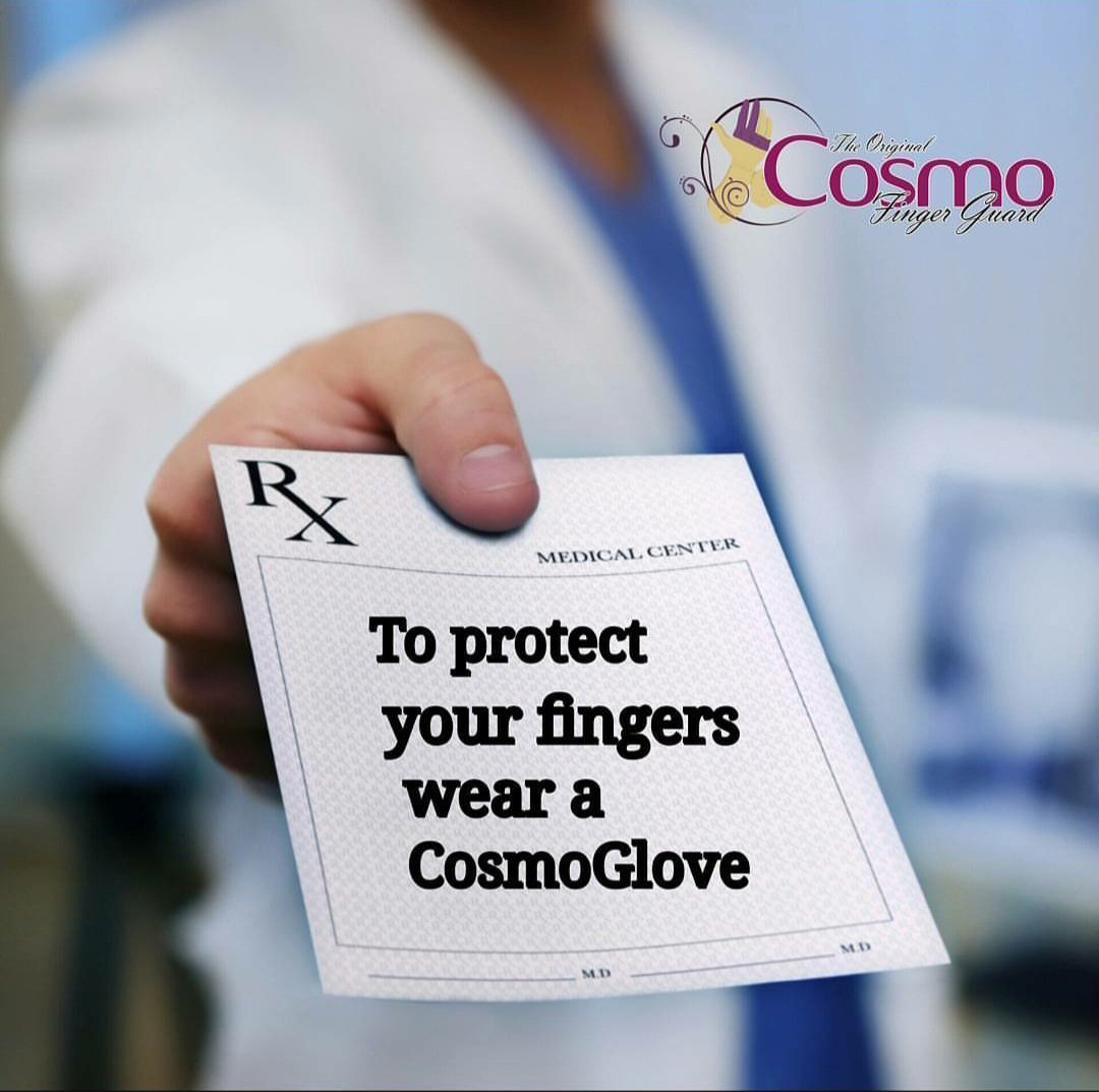 CosmoGlove's tweet photo. Just what the doctor ordered. #CosmoFingerGuard https://t.co/yT9zCpw4T8