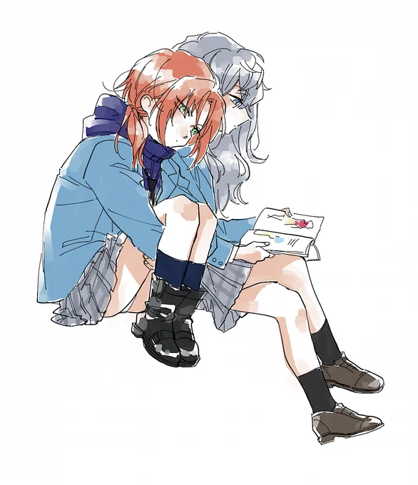 ※女体化
落書きレオちゃんと泉ちゃん 