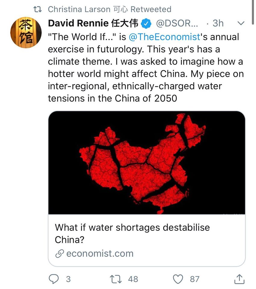 As Churchill says, white imperialists have *always* had the program of destroying China.China has been a thorn on their side since forever. However, China is too big and strong to be destroyed, so they want to break it apart.Pay attention, you'll start seeing it everywhere: