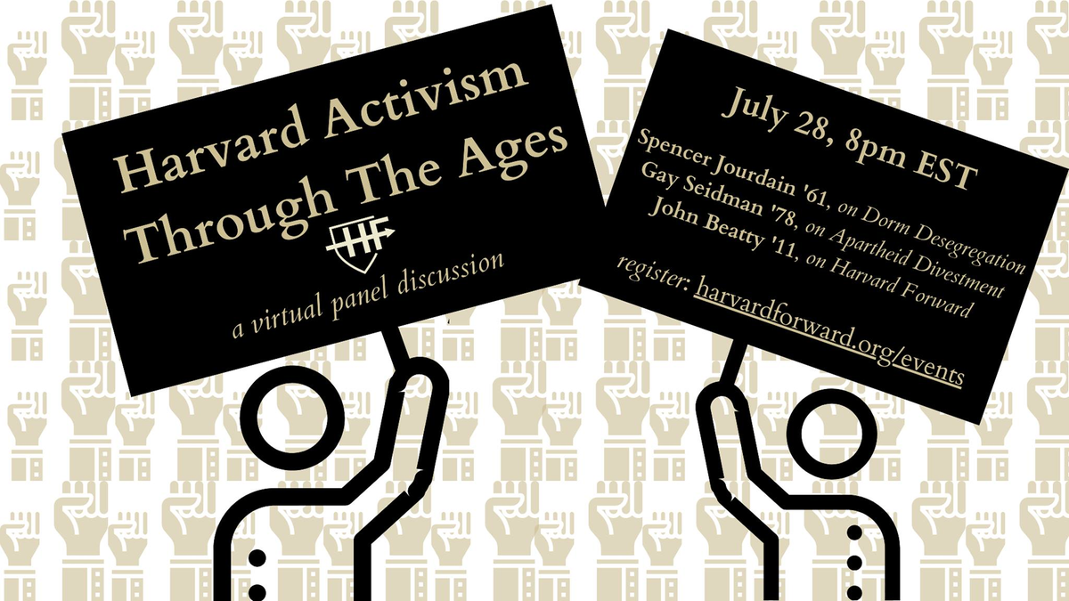 HarvardForward's tweet photo. Join us on Tuesday evening for a conversation about how @HarvardAlumni have waged campaigns to nudge Harvard onto the right side of history over the last century by focusing on the Board of Overseers!
Register here: https://t.co/cJ2RrCAIgw https://t.co/SzFWhWAIzn