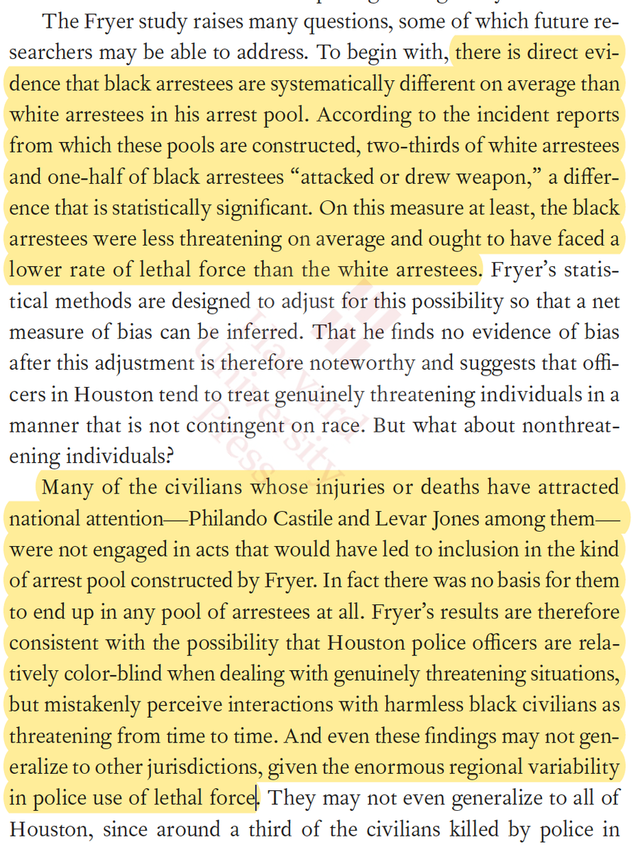 Dan and I discussed these issues at length in  #ShadowsofDoubt, here's a passage on the Fryer study: