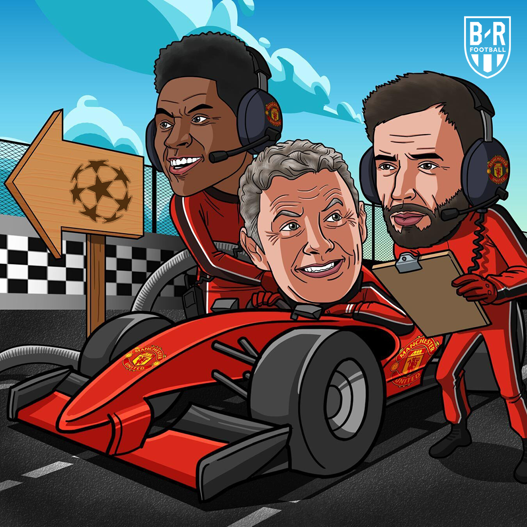 brfootball's tweet photo. United are back in the Champions League! 🔥 https://t.co/Cf0UFTNW3O