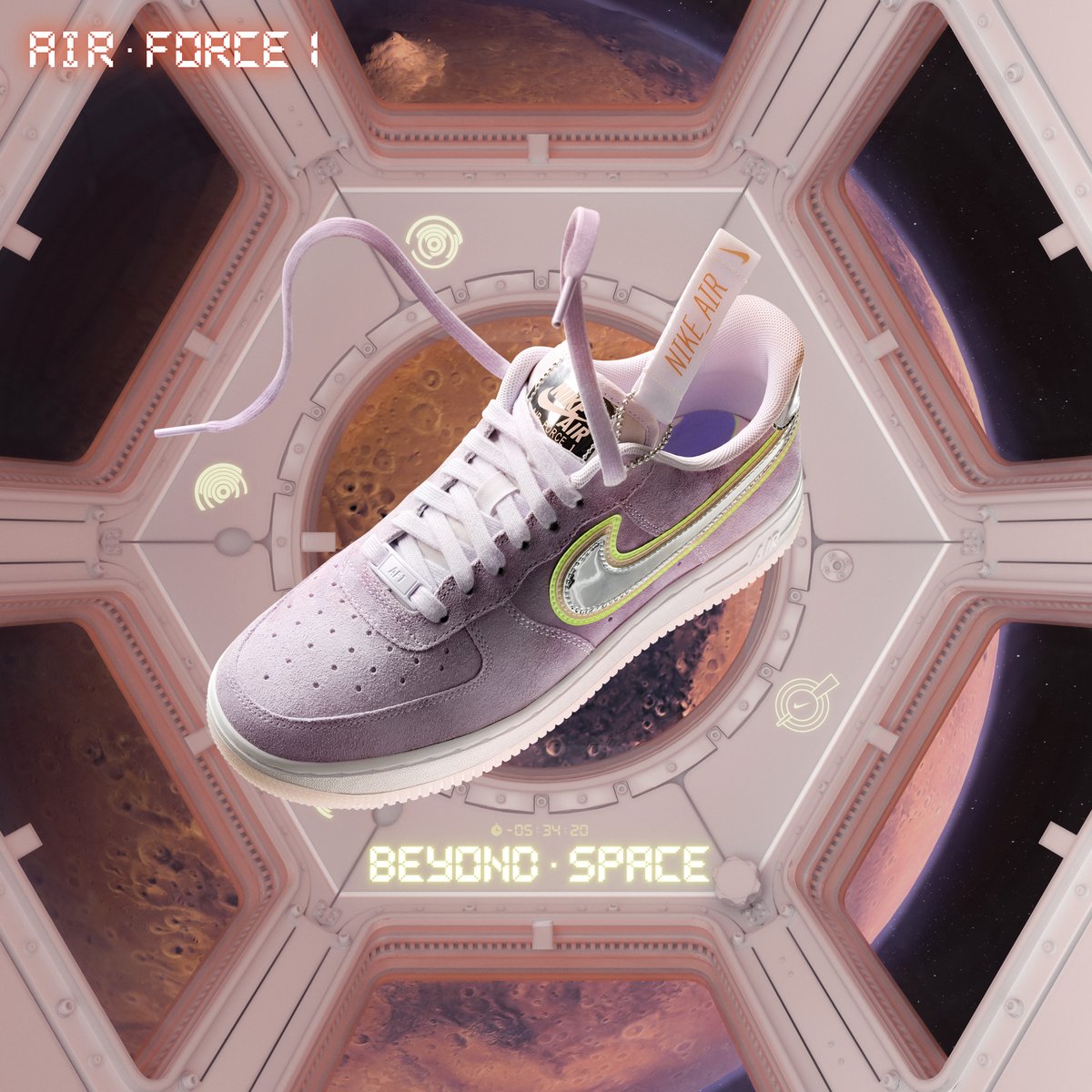 Footaction's tweet photo. Out of this world. ππ
Shop the #Nike #SpacetoDream Air Force 1 Low online now. https://t.co/l4KUzHtQ2T https://t.co/AGmskS04MK
