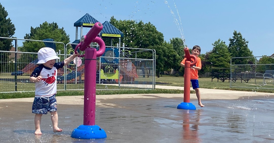 Town_of_NOTL's tweet photo. Looking for something fun to do with the kids this week? Why not visit the Virgil Splash Pad, located in the Centennial Sports Park! The Splash Pad is open from 9 AM - 6 PM, 7 days a week. For more information, visit https://t.co/eCjbPEPf1G #StaySafeNOTL https://t.co/veMLbeveqQ