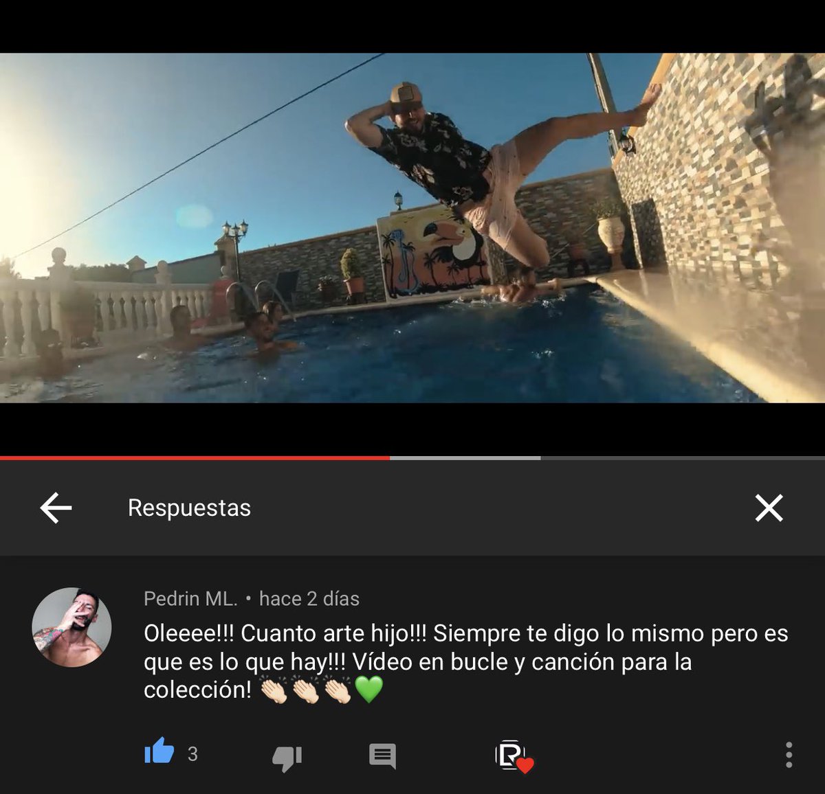 LosRebujitos's tweet photo. Enganchado a vuestros COMENTARIOS de la canción y del vídeo en #YouTube!
GRACIAS por el apoyo!
🎬 https://t.co/L0x8OT0of7 https://t.co/VtSNDl3HBK