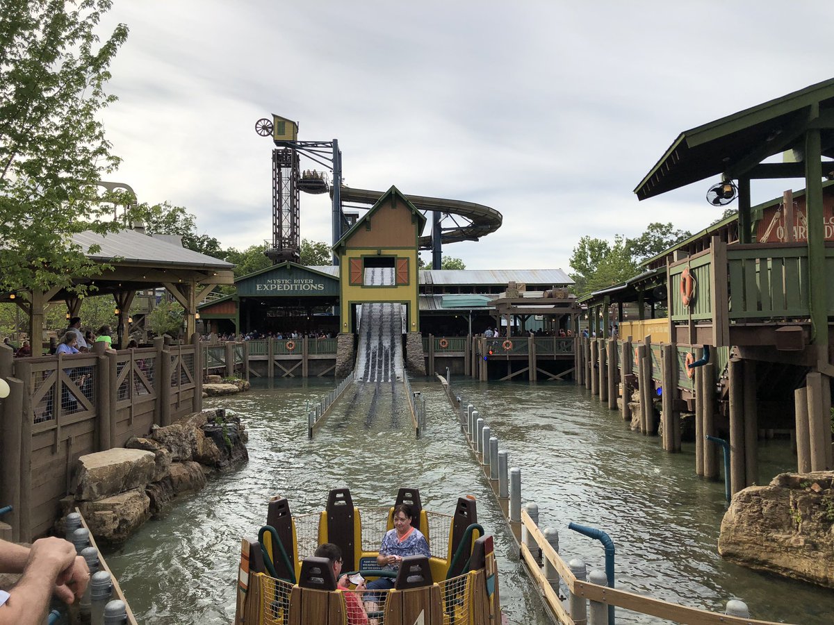 mocoasters's tweet photo. Mystic River Falls did not disappoint. Got both a day ride and a night ride, and both were phenomenal. The ride was definitely the most popular but it was 100% worth the wait. Well done @SDCAttractions. Can’t wait till I’m able to back again! https://t.co/4GcgwObRG3