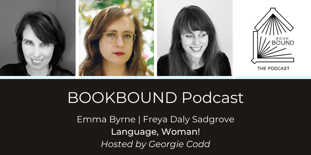 BookBound2020's tweet photo. TW: The final recorded festival discussion in the #BookBoundPod sees authors @SciWriBy and @FreyaDalySad talk anxiety as a coping mechanism in a pandemic, punchbags as self-care, and why it’s so f***ing good for you (and your toddler) to swear. Hosted by fest founder @georgiecodd https://t.co/ZhxPtUcn5j