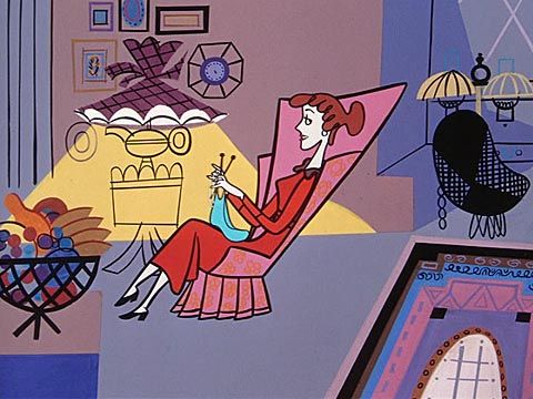 How modern! What love of furniture!