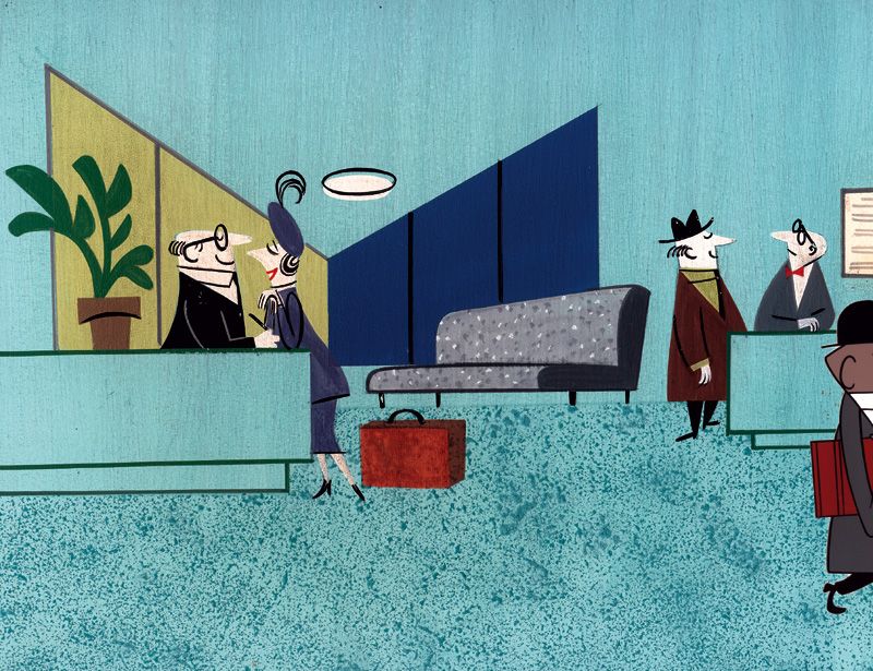 How modern! What love of furniture!