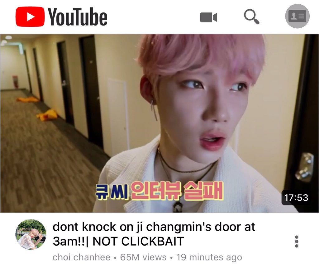 chanhee- attacks his fans (but in a friendly way)- short vlogs- always messes up in his vids lol- “debunking weird life hacks”- doesn’t know what he uploads