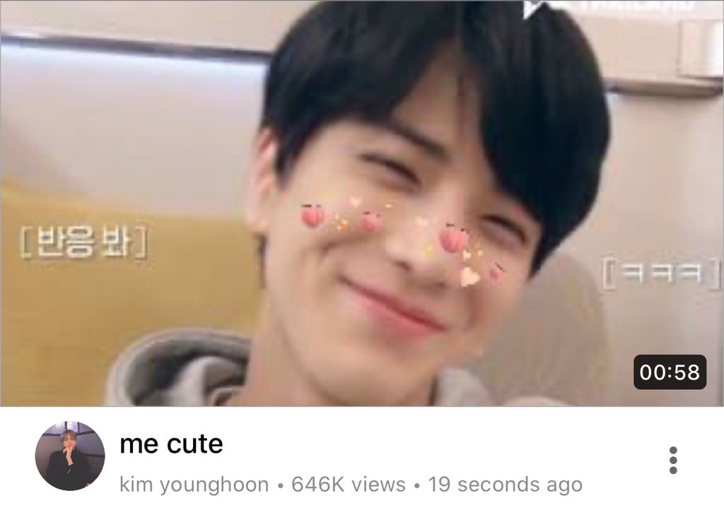 younghoon- only uploads short vids- mostly covers- would let his subscribers thirst for content 
