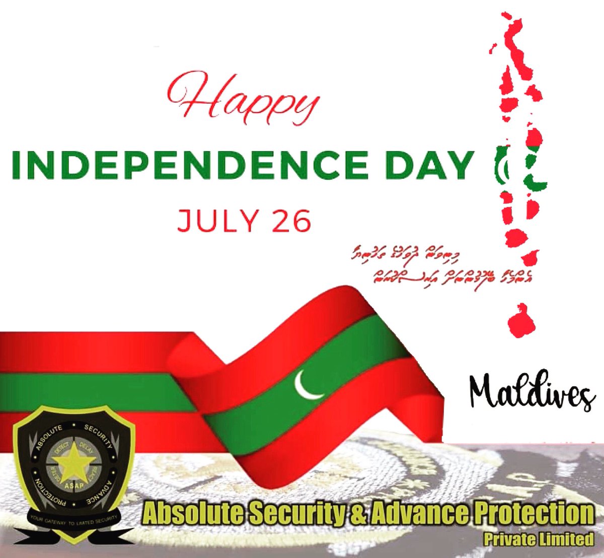 Happy Independence Day 🇲🇻