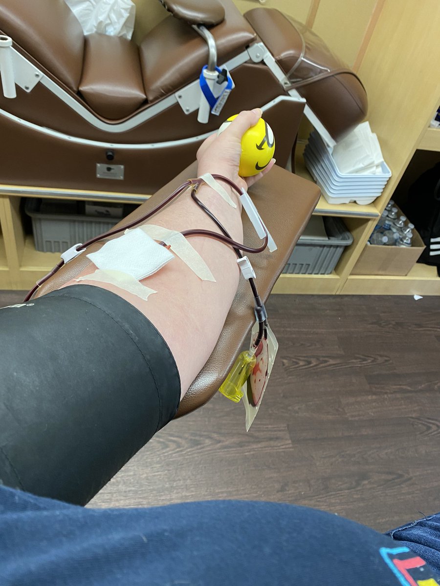 cybertoad's tweet image. If I’m not in the office and able to donate through our company blood drives 🩸, I’ll go to a mobile blood drive instead. Glad I was still able to donate plasma. #commitforlife