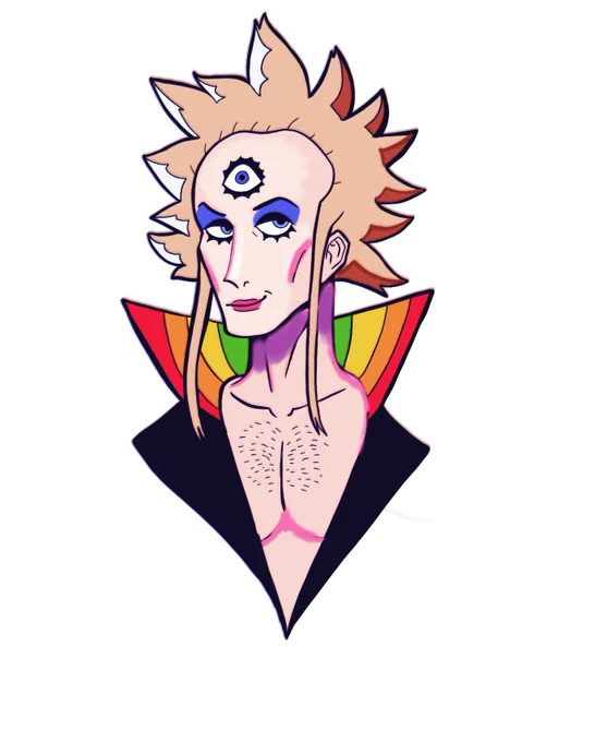 70's rockstar who can see the future and uses it as inspiration for concept albums 