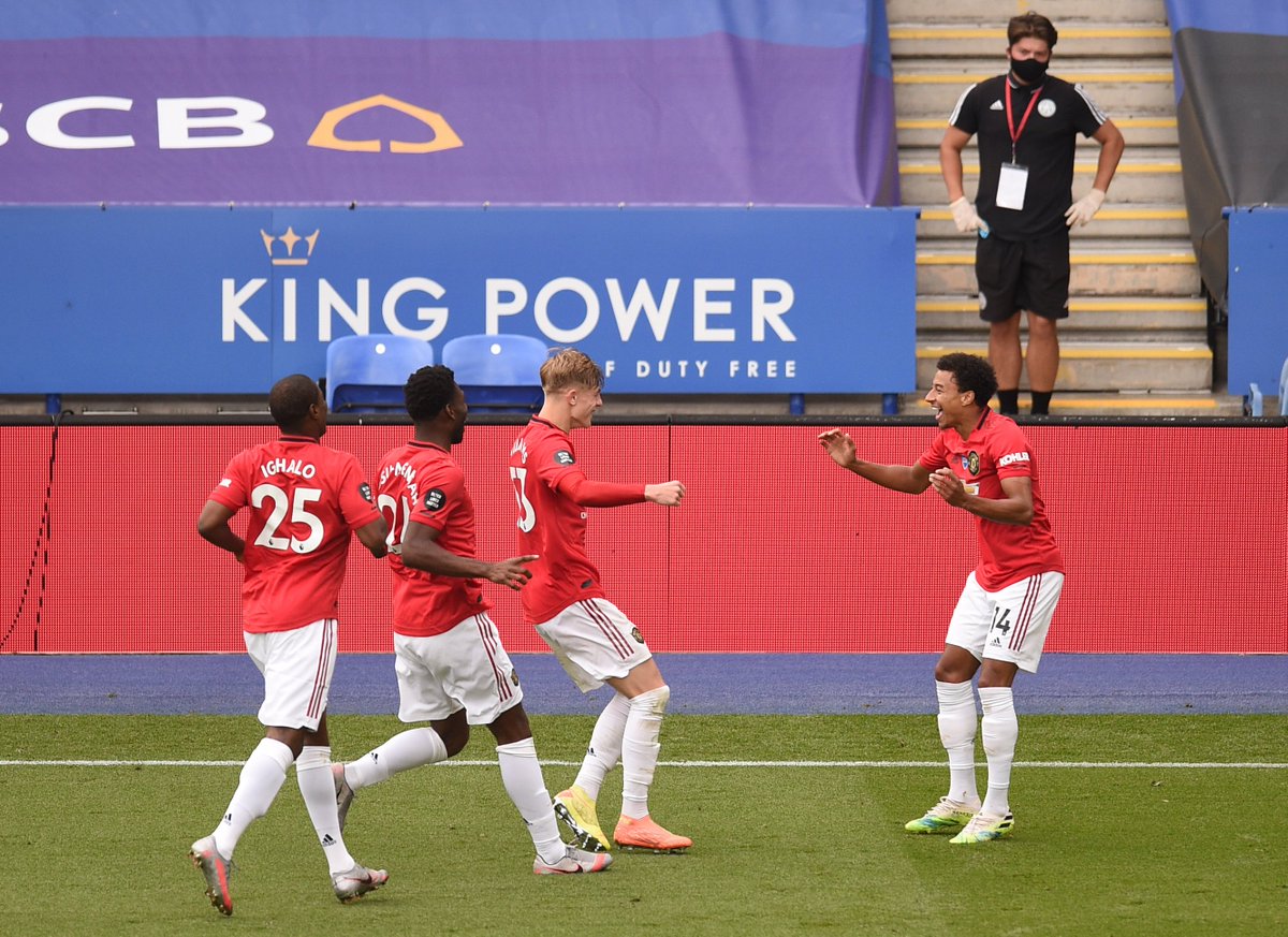 ManUtd's tweet photo. What a moment for @JesseLingard ❤️

#MUFC #LEIMUN https://t.co/VkOIKL2cCT