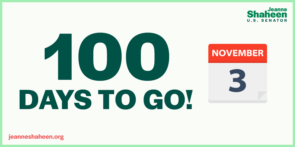 100 Days until November 3rd!