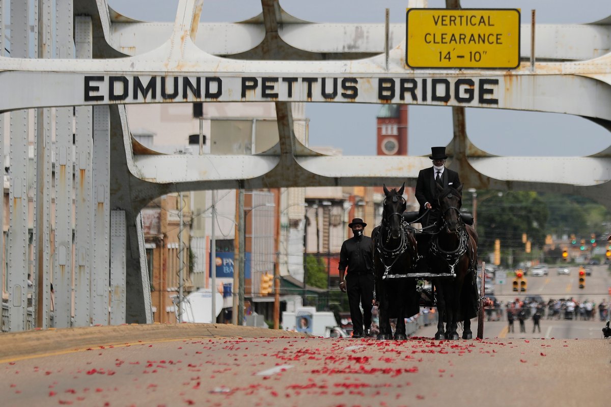 May his memory be a revolution. #johnlewis (thank you @SharonBrous for the phrase)