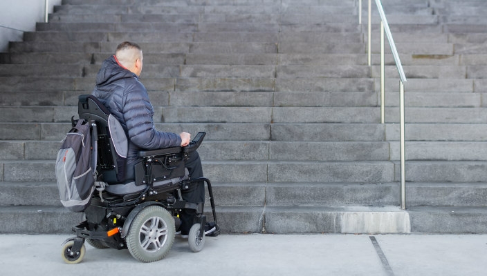 URJorg's tweet photo. Today marks the 30th anniversary of the Americans with Disabilities Act – and this Reform Jewish wheelchair user and self-advocate issues a challenge to Reform synagogues to become fully accessible. https://t.co/YTubBtBkXs https://t.co/Q6Eo14GPtT