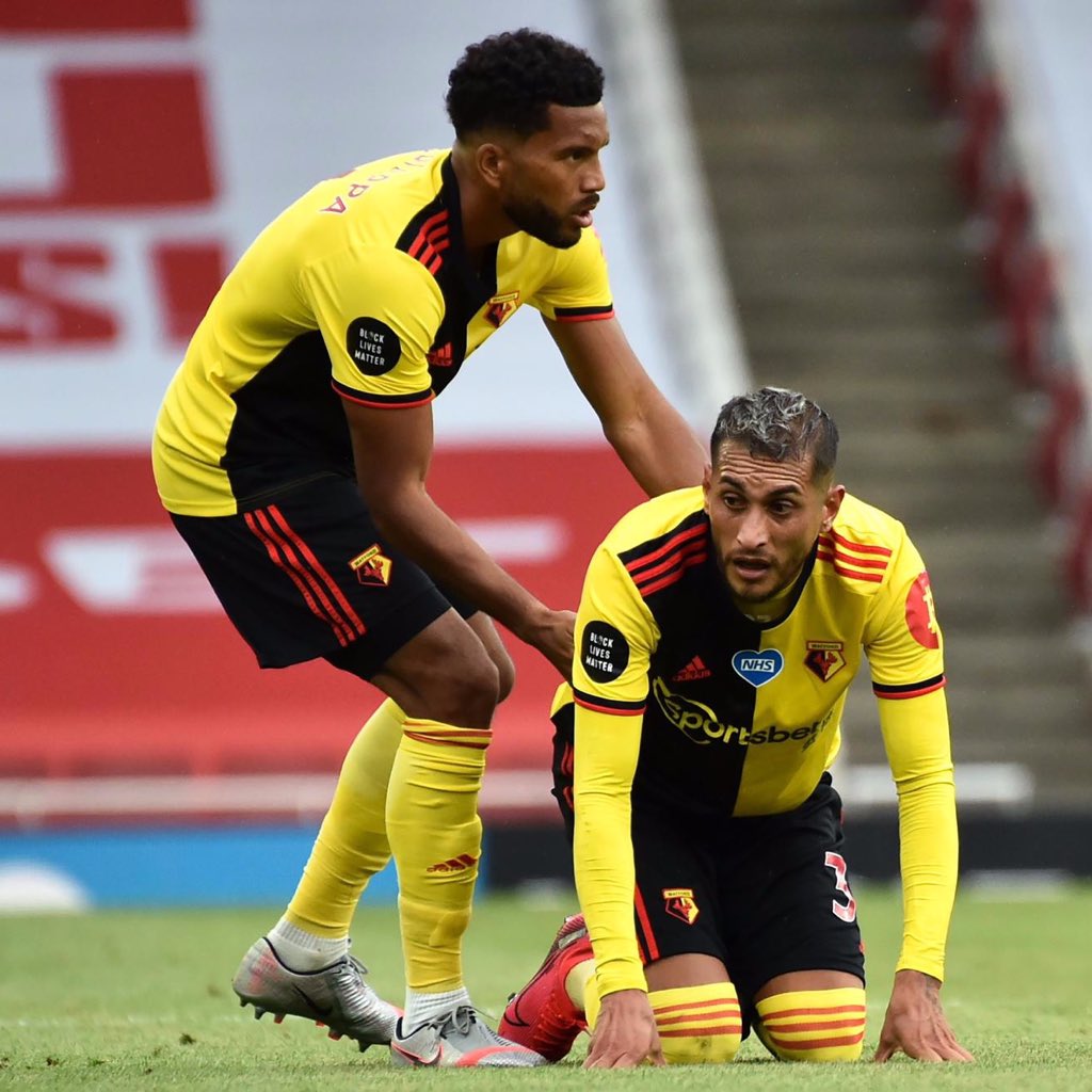 EmbajadoresArg's tweet photo. 🏴󠁧󠁢󠁥󠁮󠁧󠁿 El #Watford de Tucu Pereyra y Nacho Pussetto cayó 3-2 ante el #Arsenal de Emi Martínez, se despidió de la #PremierLeague y jugará la próxima temporada en #Championship.

#️⃣ #ARSWAT https://t.co/boOsKf7vVu