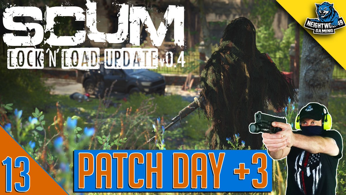 NWolf49's tweet photo. A little bit later today, but we are continuing with SCUM Patch Day +3, live, RIGHT NOW: https://t.co/R3r1eHeG5O

#scumgame #scumpatch #scumupdate #survivalgame #gamer #games #gamers #livestream #livestreamer #youtube @GamersVlog @ScumGame @Gamepires @StreamersRtw @BlazedRTs https://t.co/kNpUze3PSX