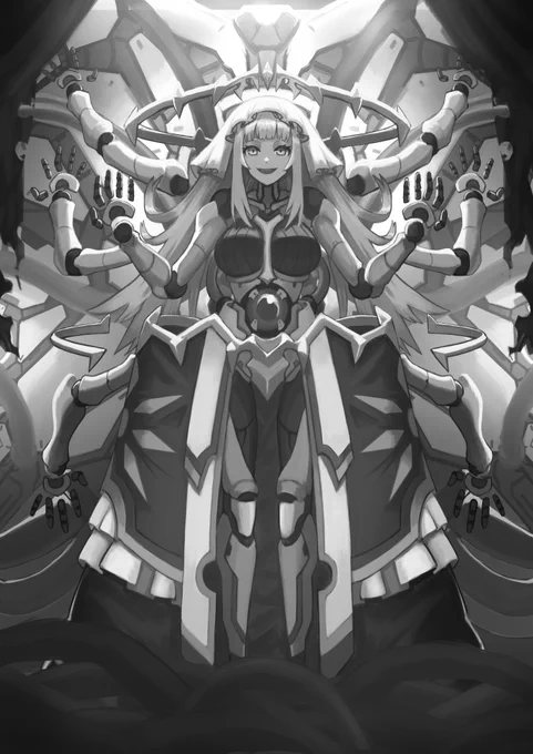 いい感じ
#絵をモノクロにするとかっこいい 