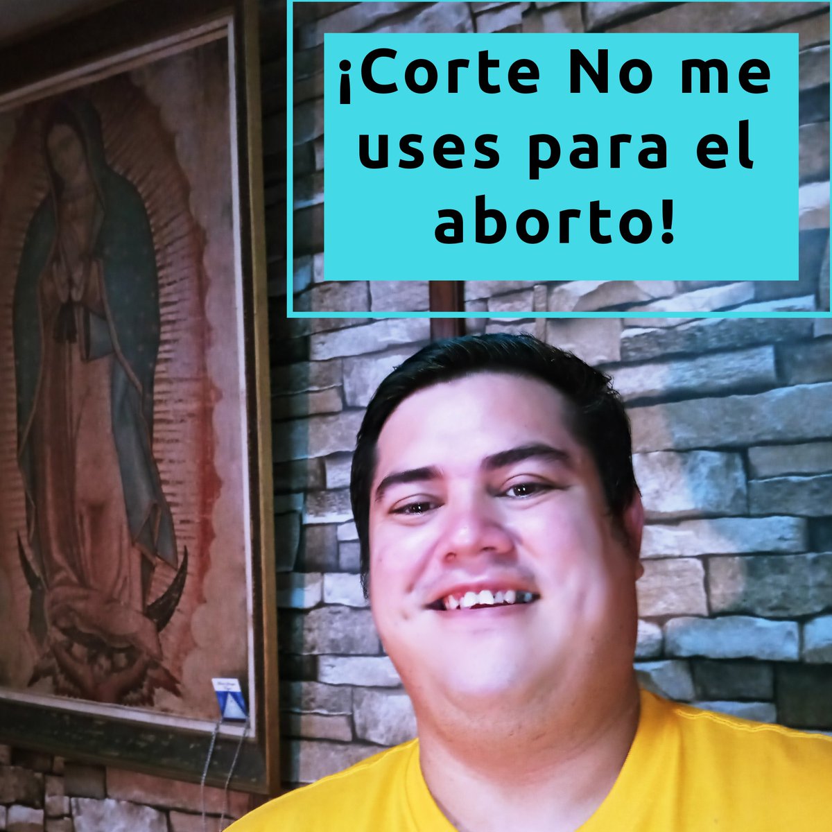 EhctorA's tweet photo. 🌊OLA VIRTUAL🌊 

"Corte no me uses para el aborto."
¡No Al Aborto!
#CorteAbortoNo #AbortoNo #SiALaVida #SupremaInjusticia #MexicoEsProvida #ENJES2020 #RegiosRenovados #LanzaLasRedesENJES2020
#RCCESMty #RCCESMexico
#UnSoloCuerpoUnSoloEspiritu https://t.co/If5xNDp6Ot