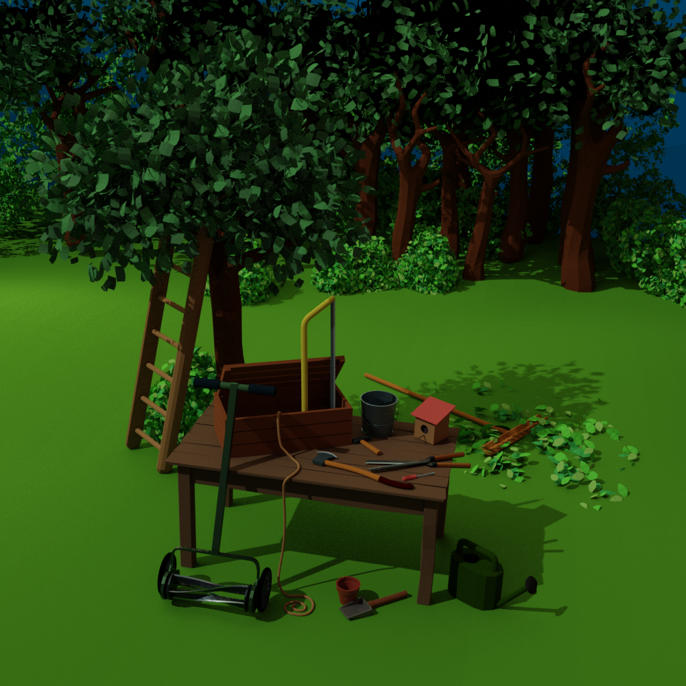 MrMiepo's tweet photo. Today I tested, if I could make better trees in #blender for our gamescene "garden". I made some experiments with the #partical #system
#blendercycles #blender3d #gameassets #games #gaming #indiegames #indiegamedev #gamedev #assets #3dassets #nature #tree #3d #3dart https://t.co/vkW0Hmzu6u