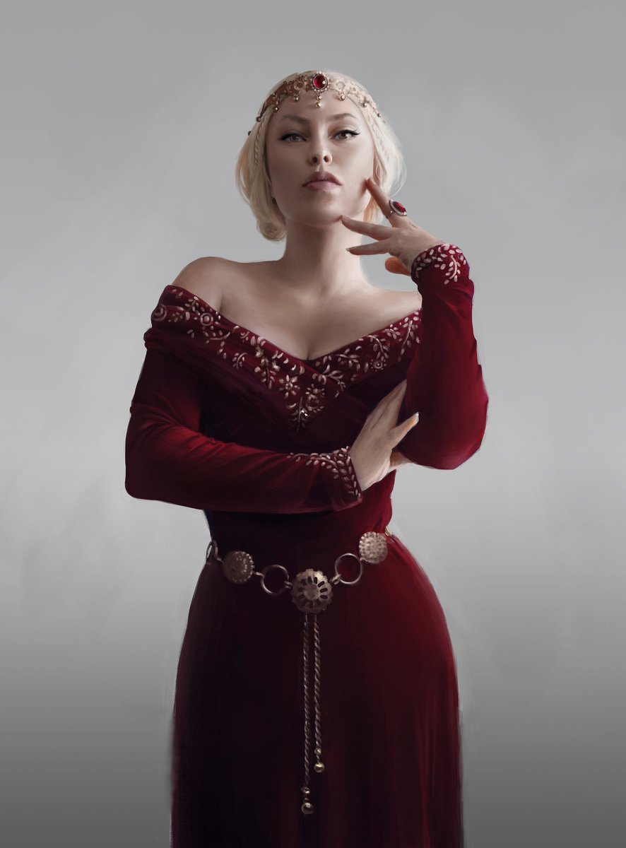 MFackova's tweet photo. A character illustration for a book project from last year. I might have a thing for evil blondes 🖤 https://t.co/pTIvuhSSpy