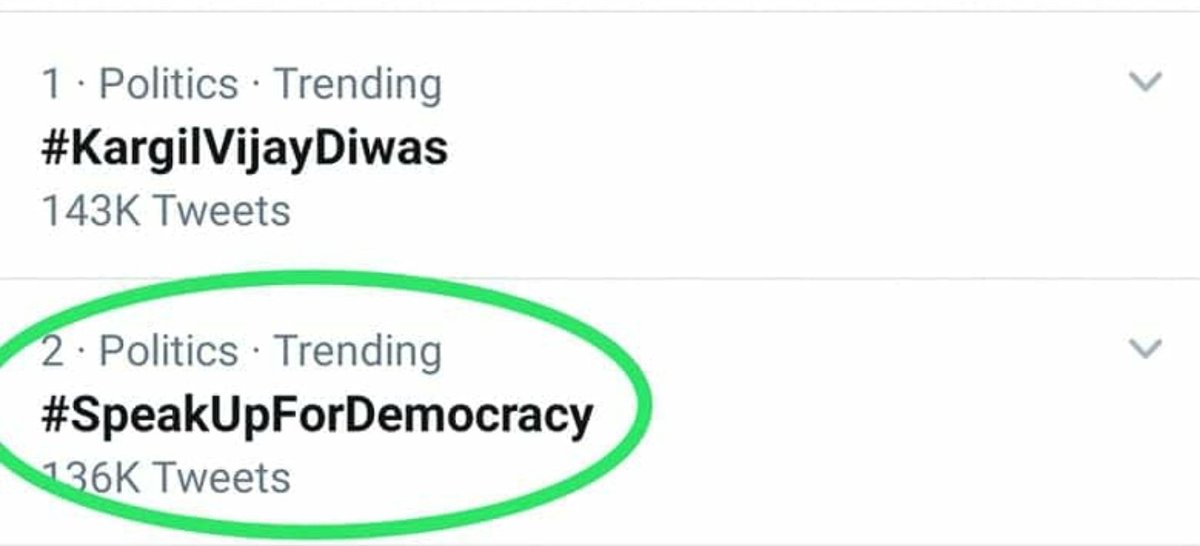 TeamTheVG's tweet photo. #Tweeter trend a #2Nd_position
#Worldwide_5th it's increasing,Great
We can make it more effective with our efforts,So friend s Be continue,,,
#SpeakUpForDemocracy
#vgaurav https://t.co/X1a3hOKRwr