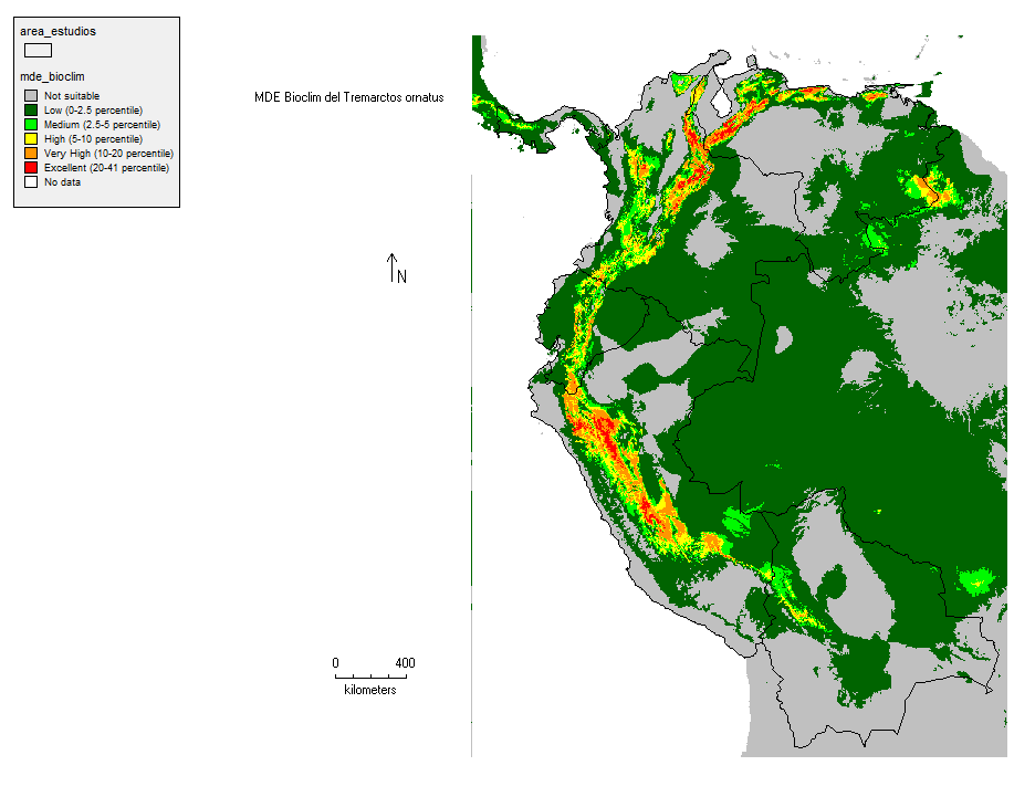 IvanPalacios_5's tweet photo. Actividad 3 MDE de Bioclim-DIVAGIS de la especie Tremarctos ornatus realizado en el curso "Modelamiento de distribución potencial de avifauna con QGIS, DIVAGIS, MaxENT y R" desarrollado en la empresa @HelpGIS
#GIS #HelpGIS #MDE_Avifauna #Bioclim_DIVAGIS #Tremarctos_ornatus https://t.co/kStVao4we9