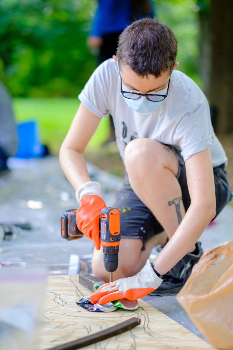 raleighparks's tweet photo. Thanks to the Youth Conservation Crew with the Conservation Corps of NC for their work at the Walnut Creek Wetland Center! 🙌 The program empowers youth to serve their community through conservation work. Check out some of their awesome work this summer! 💪 https://t.co/FhgIW8Az6E