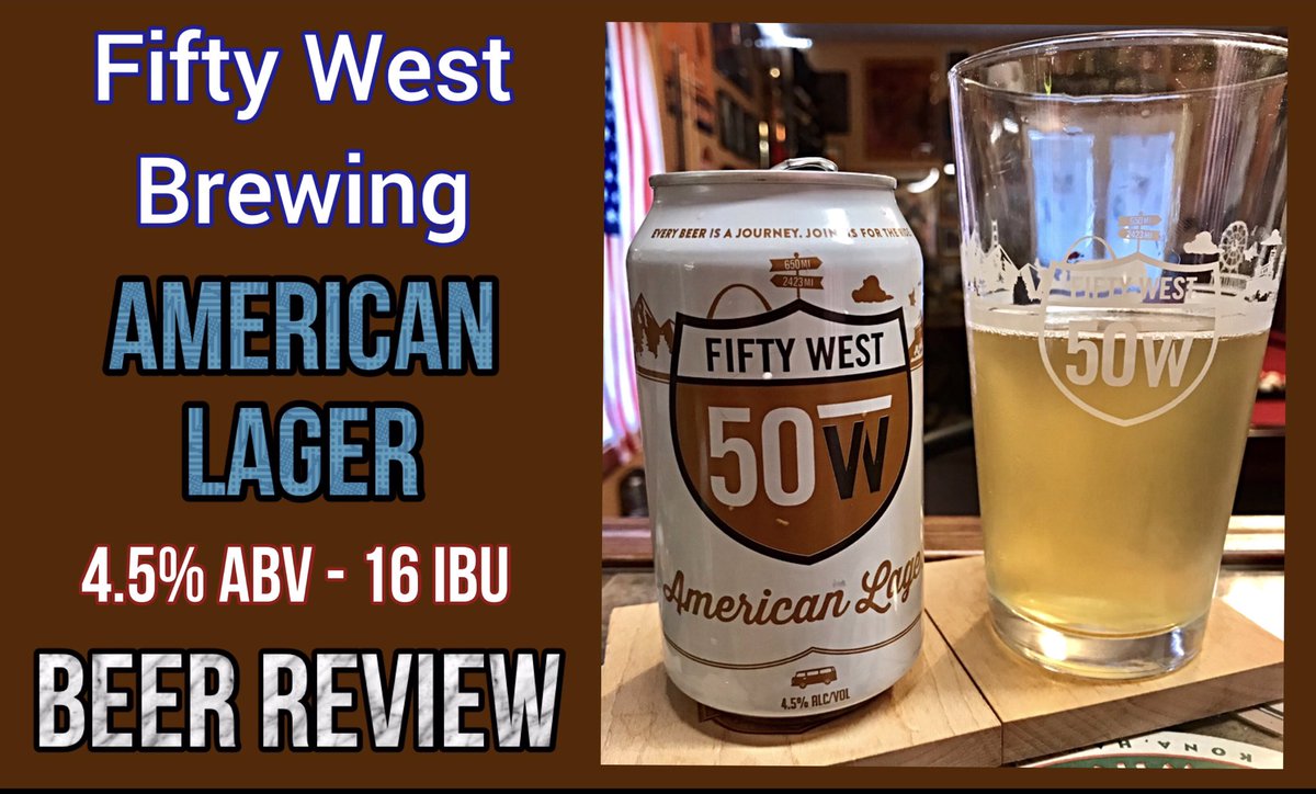 ThisGuyJay73's tweet photo. My latest beer review American Lager - Fifty West Brewing https://t.co/EtEVtaWVIh via @YouTube Like&amp;Subscribe #beertuber #beerreview #beeroftheday #sundayvibes #beeroclock #beer #drinkresponsibly #lager #beerlove #adultbeverage #Review #YouTuber #youtubeoriginals #youtubechannel https://t.co/xGBCuVMfAR