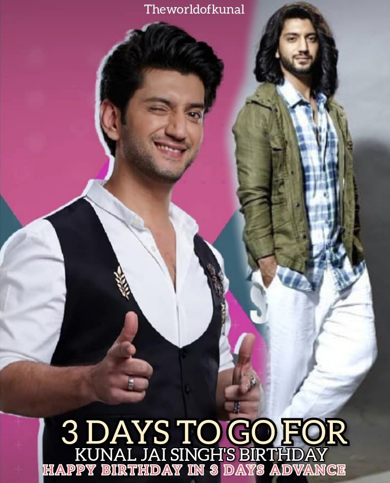 TheWorldOfKunal's tweet photo. 3 Days Advance Happy Birthday Dear Kunal 💕 #Kunaljaisingh #Kunalians #KJS #kunal @KUNAL_JAISINGH https://t.co/FZeVwzeDvS