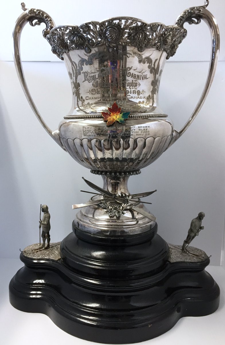 RosslandMuseum's tweet photo. #starobject is the final #curatorbattle from @YorkshireMuseum
One of our star objects is the Jeldness Trophy from the #RosslandWinterCarnival. This trophy for the Ski Jumping Championship of Canada was donated for the competition by Olaus Jeldness in 1908.
https://t.co/3cipjtEnBC https://t.co/ZOZz6hEnCz