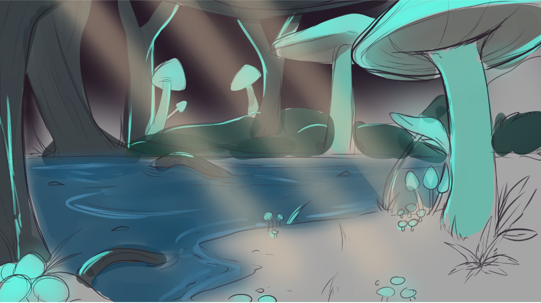 Lunathyst's tweet photo. The other night I was studying more things, I forgot to post these, sketches, paint practice!. I hope I can actually finish the bg though, it'll be the first landscape piece for my species, backgrounds have never been my strong point but gdi I will try. #sketch #WIP #WIPdump #GEM https://t.co/xrzh2CTLF7