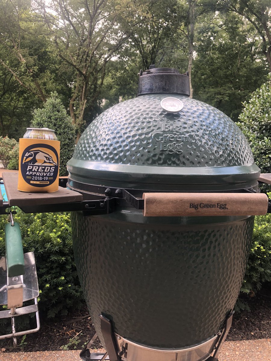 Skillsy75's tweet photo. So the @PredsNHL are off to the bubble, the @BigGreenEgg is smokin, and this beer is #predsapproved
Happy Sunday! https://t.co/GGzKO2xiR0