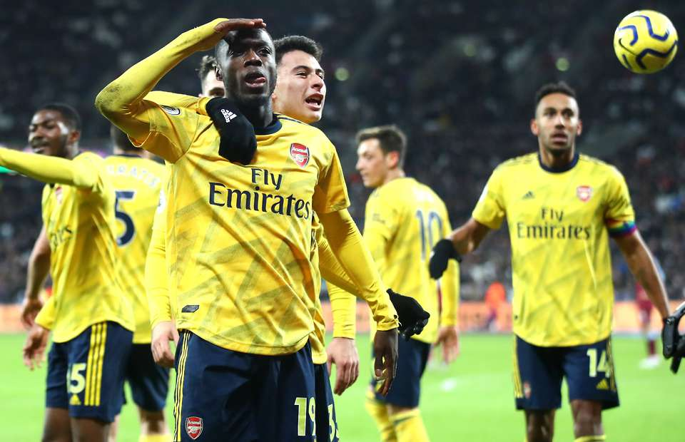 On 09.12.19, we beat West Ham 1-3 Away, with goals from Pepe, Aubameyang and Martinelli, in what felt like a breath of fresh air under Freddie after a very poor spell of form, and failing to win a game in November.