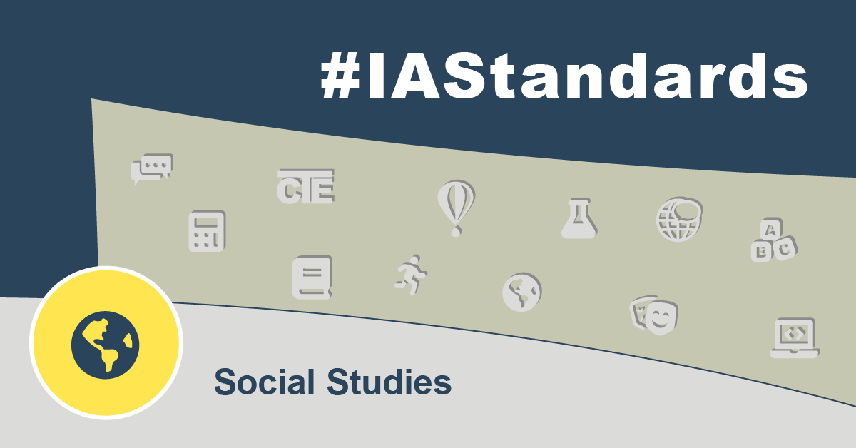 IADeptofEd's tweet photo. The 7th grade and high school U.S. history standards-at-a-glance documents have been updated. Check them out at https://t.co/ZoLNCInFAa. ##iasocialstudies #sschat #IAStandards #IaEdChat https://t.co/NNjDWZ4b1G
