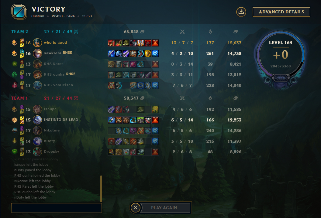 RHorseTeam's tweet photo. GGWP! Vitória da Red Horse pra cima da XTS Rhinos! https://t.co/KtGrDlpuXQ