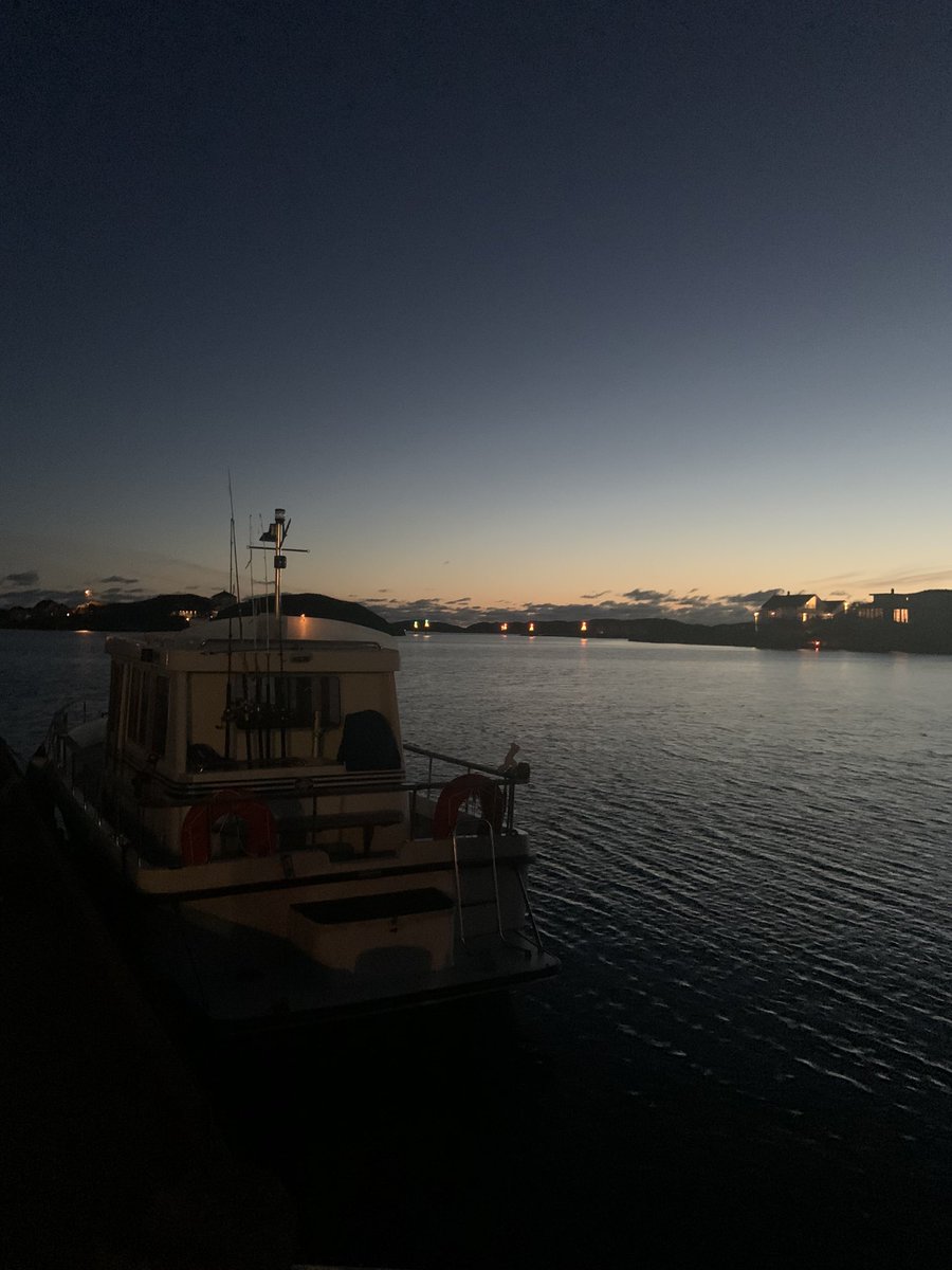 Nydelig kveld på Fedje