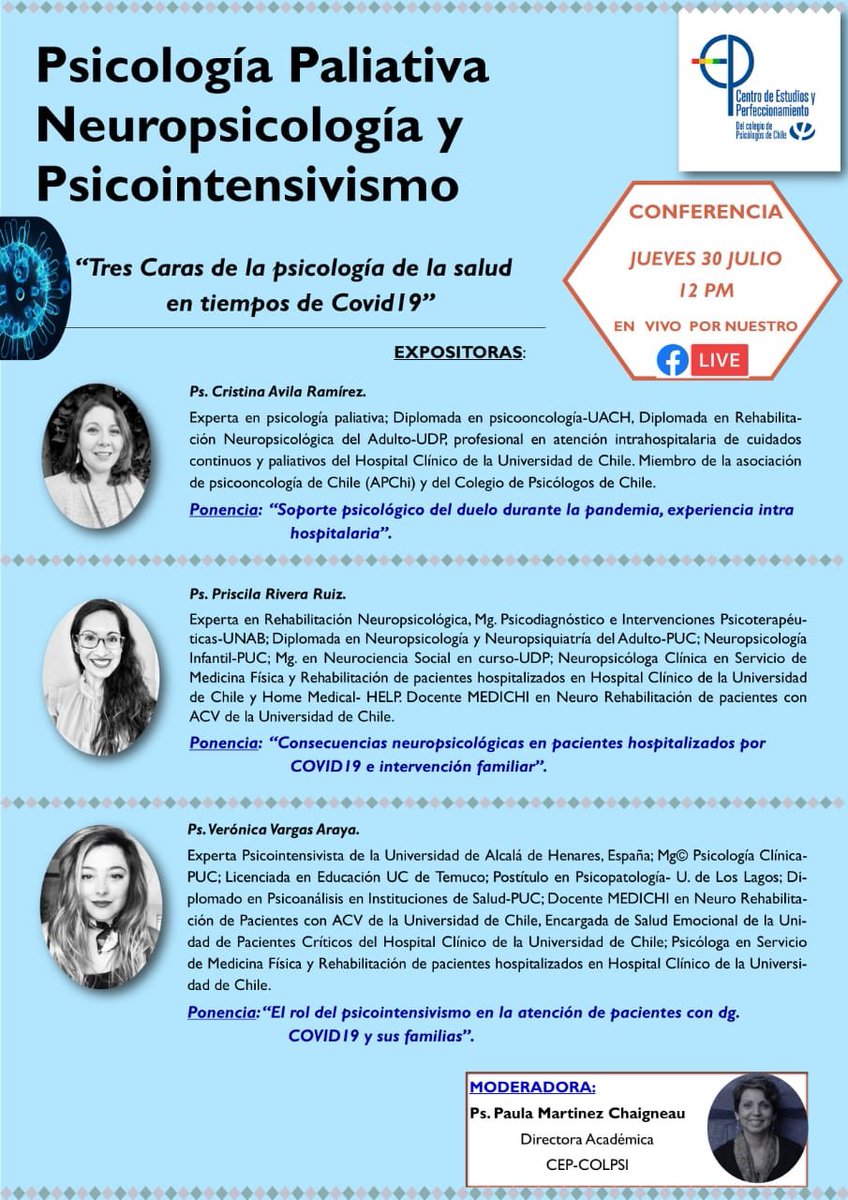 PriRiveraruiz's tweet photo. Les comparto esta conferencia que preparamos con mis colegas ante nuestras diferentes especialidades en tiempos de COVID-19 
https://t.co/3cW7gBdAY1 https://t.co/lgrER1Pk8P