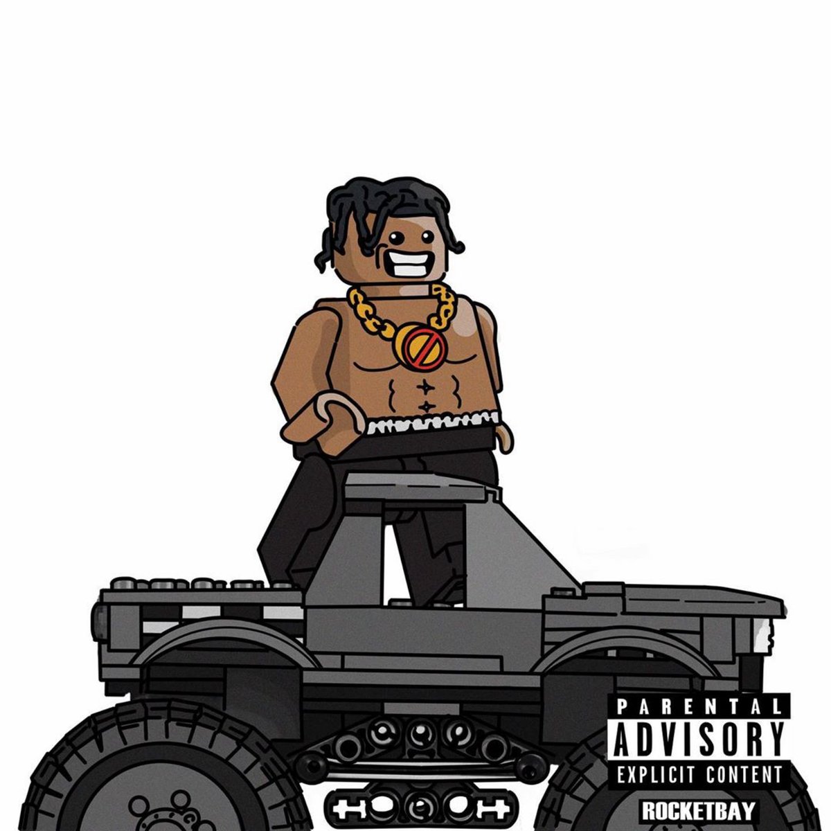 Lil Uzi Vert, Playboi Carti and Travis Scott album covers redrawn with Legos 

🎨: <a href="/rocketbay_/">Rocketbay</a>